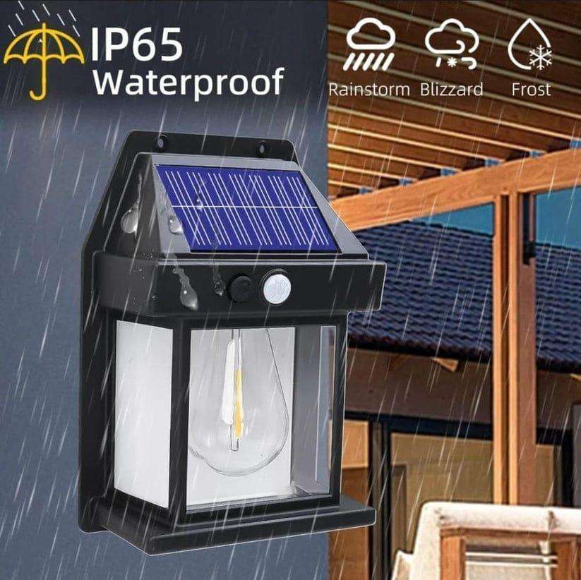 Solar Sensor Motion Wall Lamp - Outdoor Waterproof ABS Plastic Rechargeable Security Light - Nexamart Pakistan (image 3)