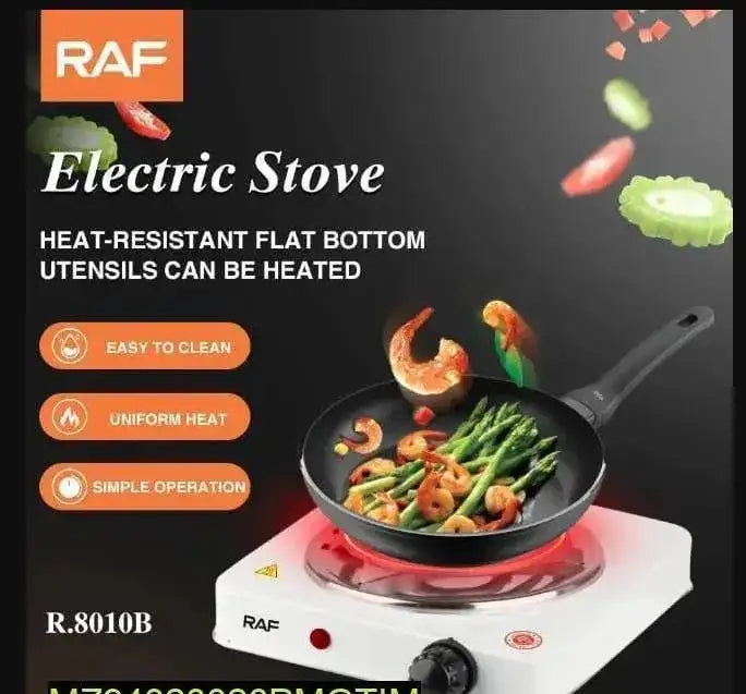 Electric Stove Flat Bottom Stainless Steel - Compact Portable Cooking Hot Plate for Pakistani Kitchens - Nexamart Pakistan