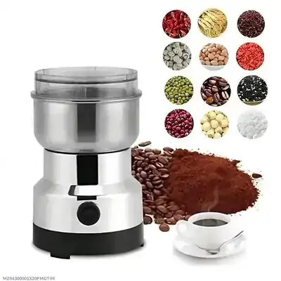 Electric Spice Grinder – Stainless Steel High-Speed Coffee & Masala Grinder Machine for Kitchen