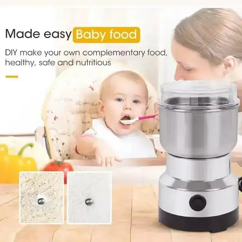 Electric Spice Grinder - Stainless Steel High-Speed Coffee & Masala Grinder Machine for Kitchen - Nexamart Pakistan (image 2)