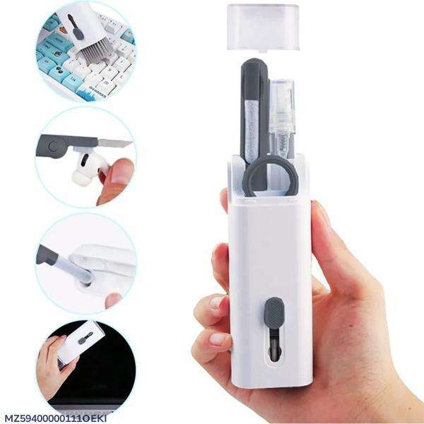 7-in-1 Multi-Function Electronic Cleaner Kit for Laptops, Keyboards, AirPods, & Smartphones