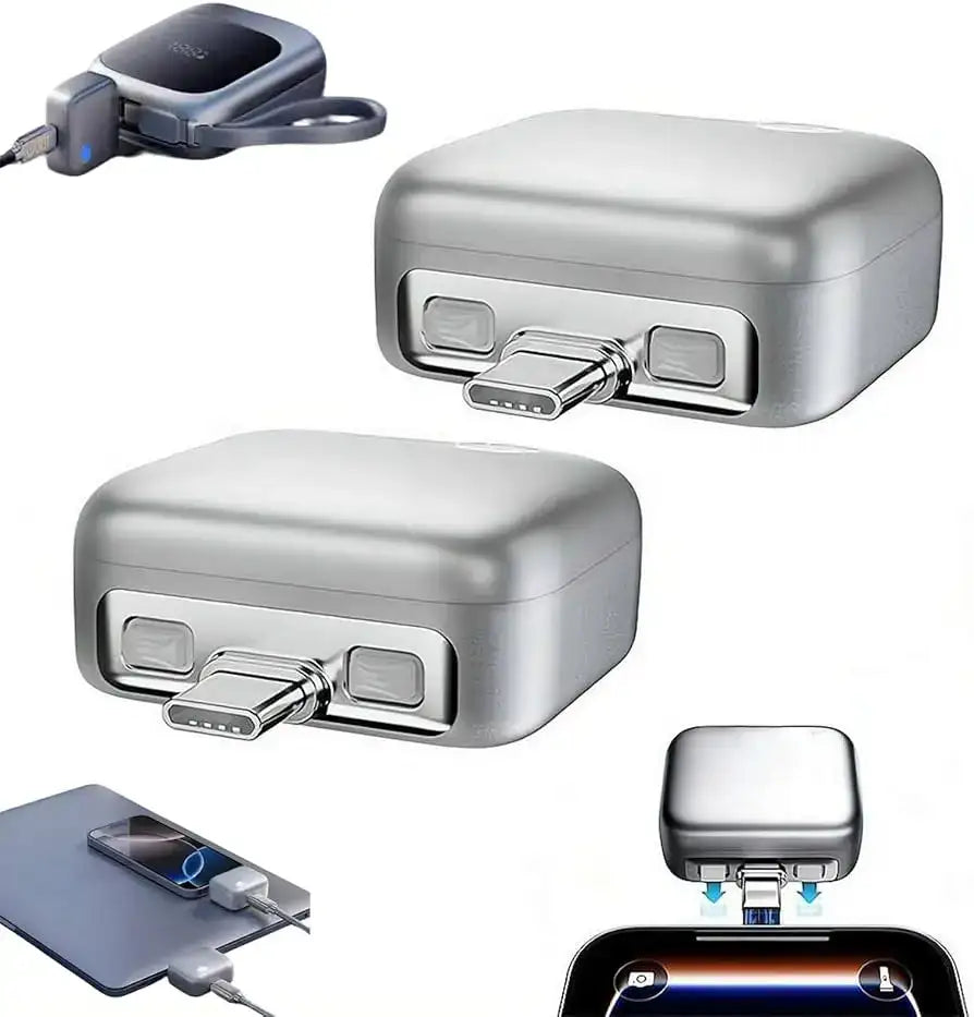 Smart Auto Disconnect Fast Charging Cable - Overcharge Protection Adapter (Grey) - Nexamart Pakistan (image 2)