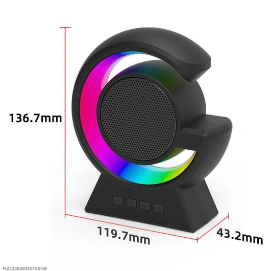Smart Touch Control RGB Night Light Speaker with Wireless Bluetooth Audio & Voice Control