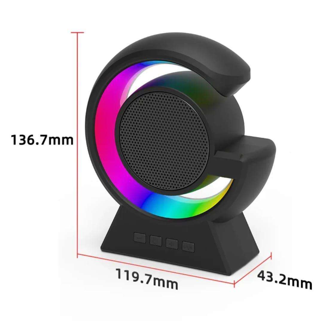 Smart Touch Control RGB Night Light Speaker with Wireless Bluetooth Audio & Voice Control