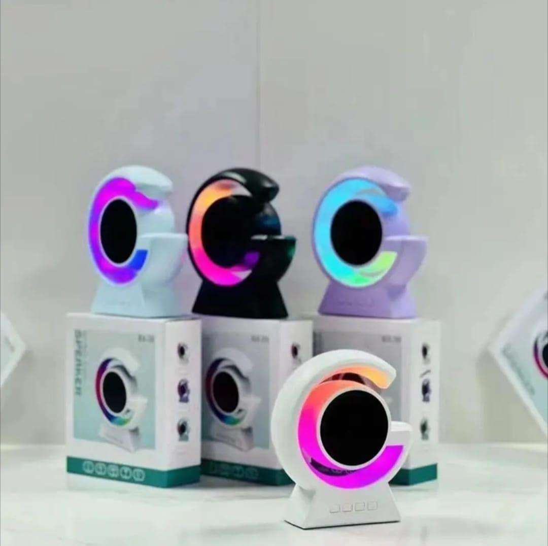 Smart Touch Control RGB Night Light Speaker with Wireless Bluetooth Audio & Voice Control