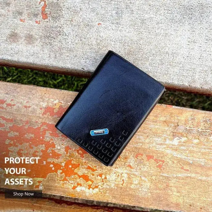 Men's Genuine Leather Trifold Wallet with Multiple Card Slots & Cash Compartments – Premium Vintage Design