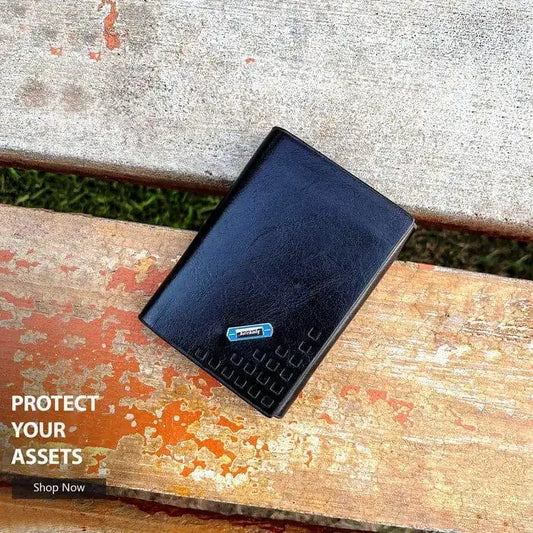 Men's Genuine Leather Trifold Wallet with Multiple Card Slots & Cash Compartments – Premium Vintage Design