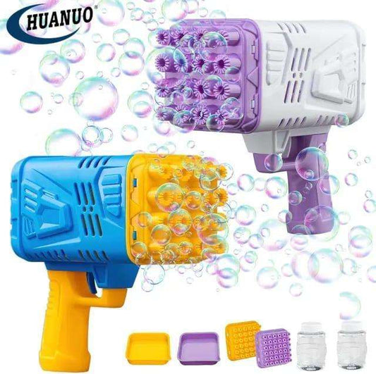 36-Hole Electric Bubble Gun Blaster for Kids – Automatic Bazooka Blower Toy for Outdoor Play & Parties