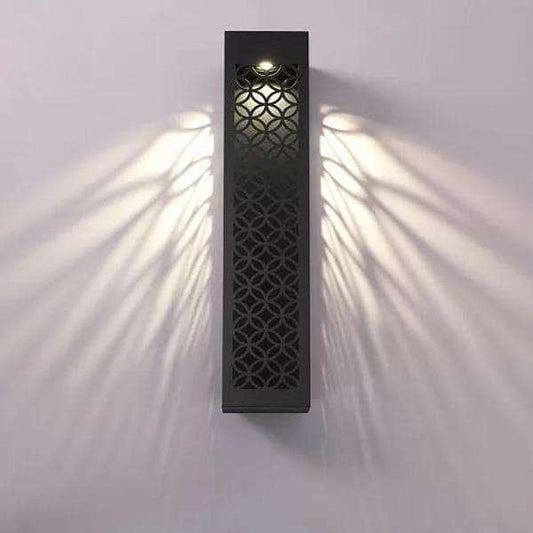 Modern Geometric LED Wall Lamp with Magnetic Mount - 360° Rotating Rechargeable Sconce Light - Nexamart Pakistan