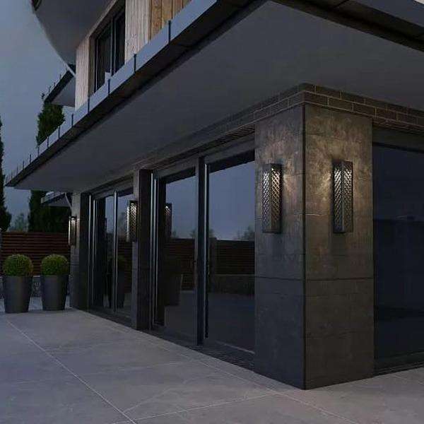 Modern Geometric LED Wall Lamp with Magnetic Mount - 360° Rotating Rechargeable Sconce Light - Nexamart Pakistan (image 3)