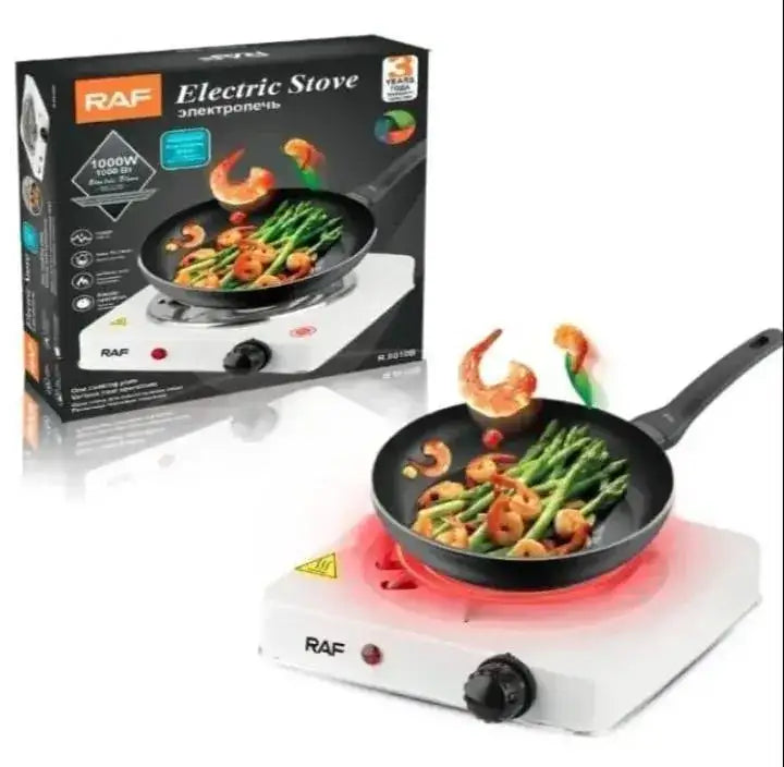 Electric Stove Flat Bottom Stainless Steel - Compact Portable Cooking Hot Plate for Pakistani Kitchens - Nexamart Pakistan (image 3)