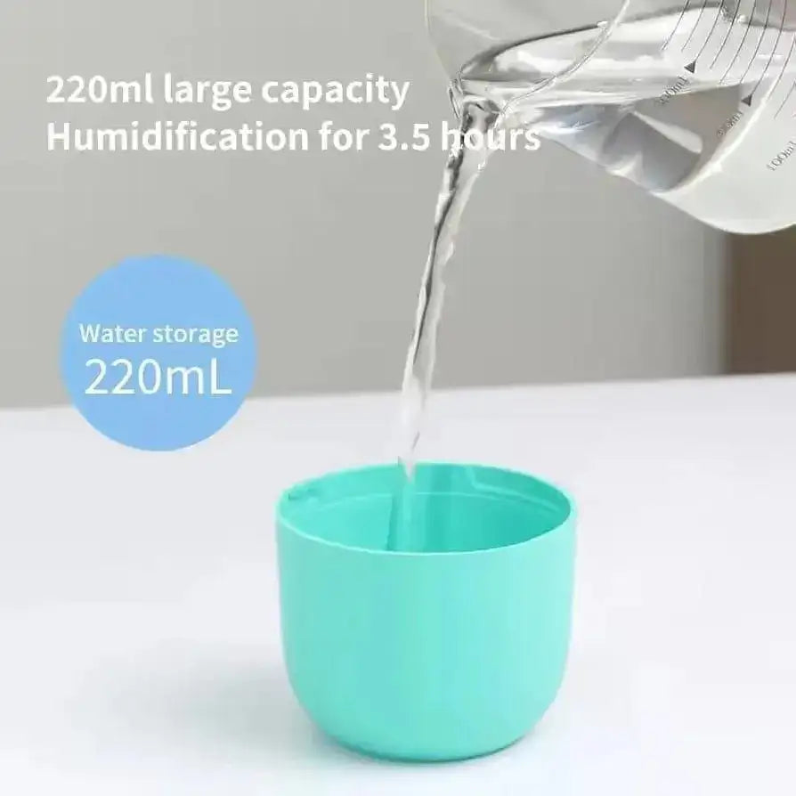Multicolor Air Humidifier with Night Lamp - Ultrasonic Aroma Diffuser & Cool Mist Maker for Home & Office - Nexamart Pakistan (image 2)