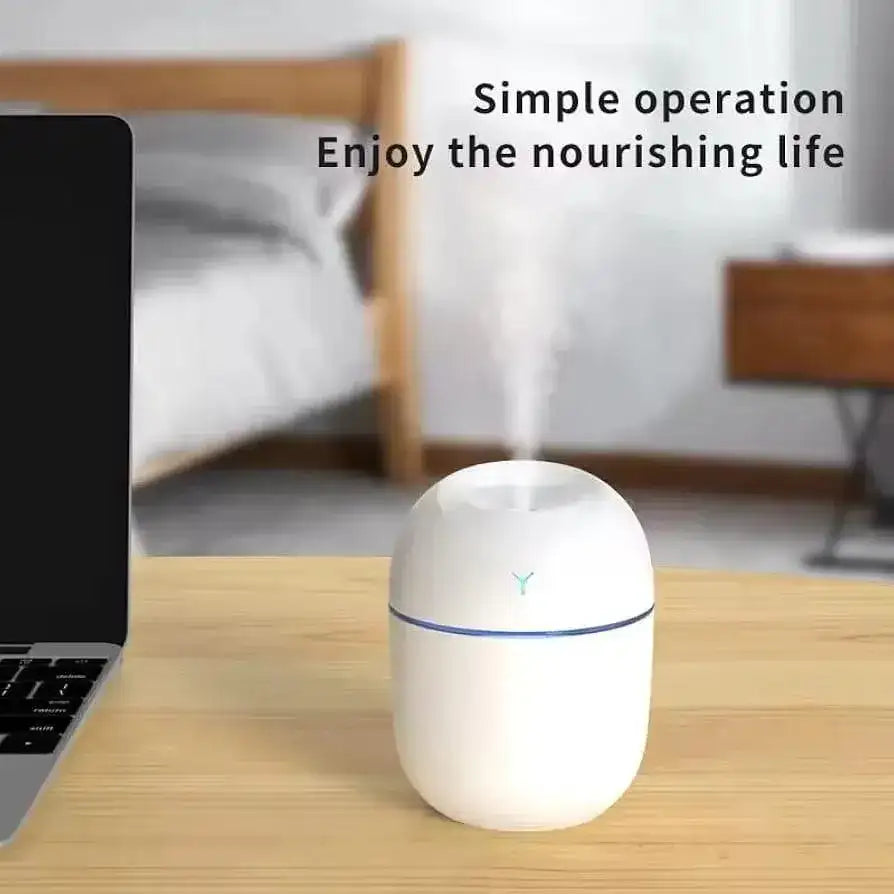 Multicolor Air Humidifier with Night Lamp - Ultrasonic Aroma Diffuser & Cool Mist Maker for Home & Office - Nexamart Pakistan (image 3)