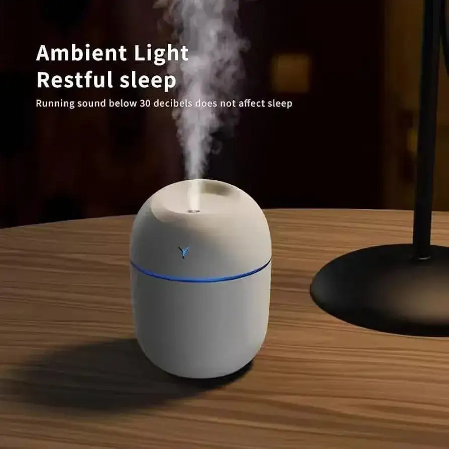 Multicolor Air Humidifier with Night Lamp – Ultrasonic Aroma Diffuser & Cool Mist Maker for Home & Office