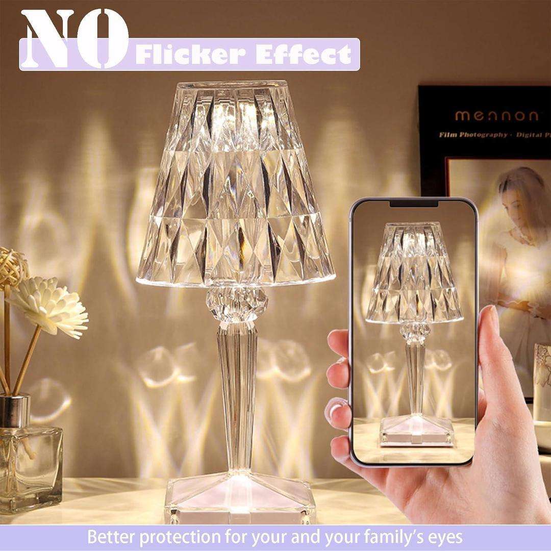 Rechargeable LED Night Lamp (No Flicker / Eye Protection) – Portable USB Desk & Bedside Study Light (SKU: MZ628057 / 628057)