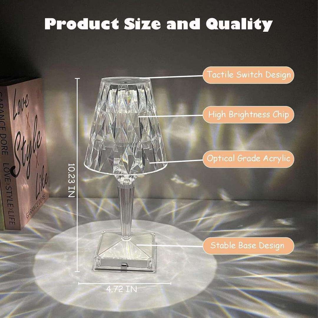Rechargeable LED Night Lamp (No Flicker / Eye Protection) – Portable USB Desk & Bedside Study Light (SKU: MZ628057 / 628057)