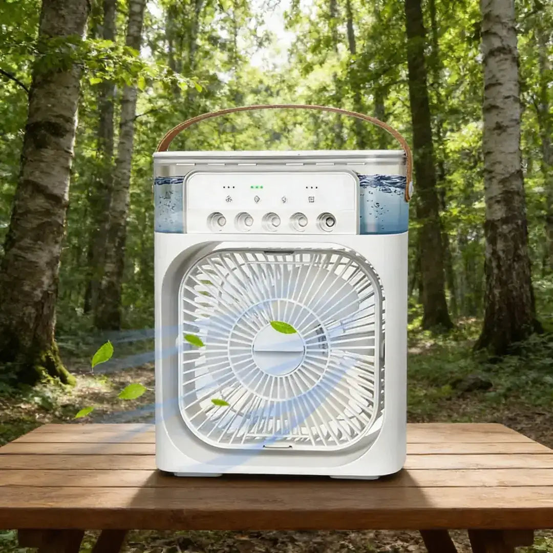 Portable Mini Air Cooler - Personal Desktop Evaporative Air Conditioner, Humidifier & Fan - Nexamart Pakistan