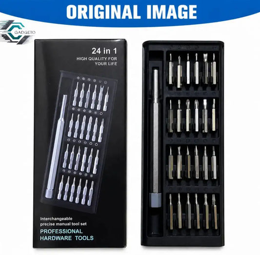25-in-1 Precision Magnetic Screwdriver Repair Tool Kit for Mobile, Laptops, Glasses, & Electronics