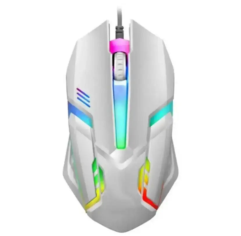 Compact Wireless RGB Gaming Mouse with Adjustable DPI & Rechargeable Battery for PC & Laptop