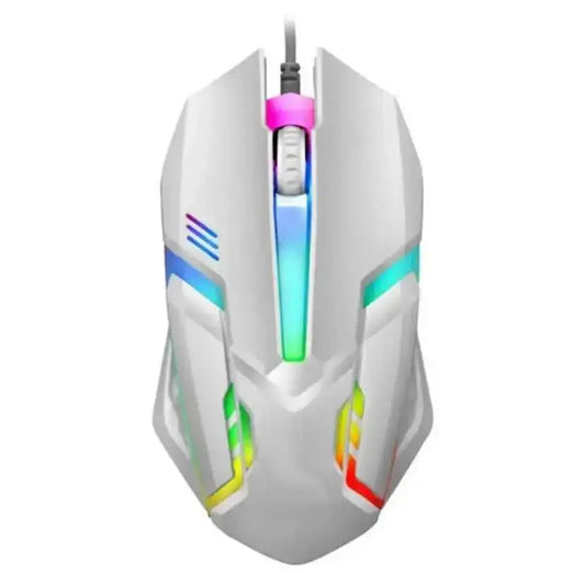 Compact Wireless RGB Gaming Mouse with Adjustable DPI & Rechargeable Battery for PC & Laptop