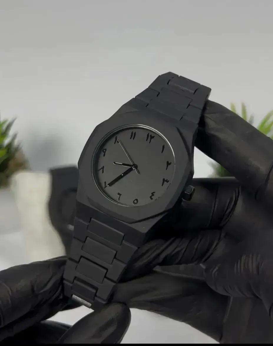 Men's Black Carbon Fiber Analogue Watch - Premium Quartz Dress Watch (Black) - Nexamart Pakistan