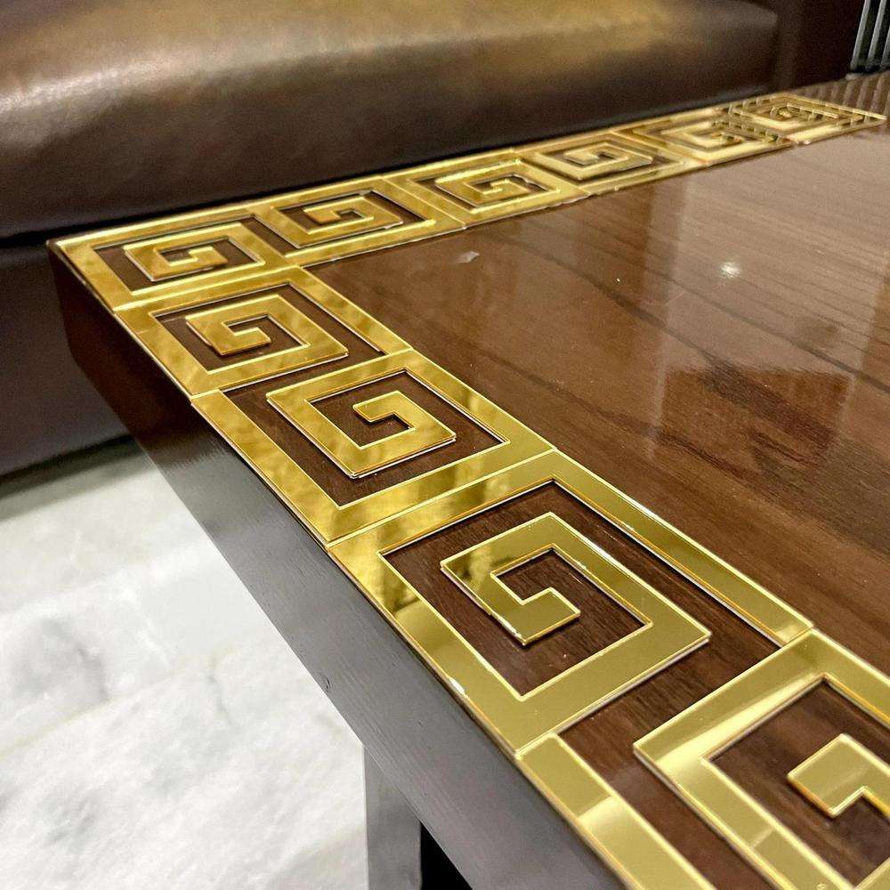 Golden Wall Mirror Set for Home & Office Decor - Antique Metallic Accent Wall Hanging - Nexamart Pakistan (image 2)