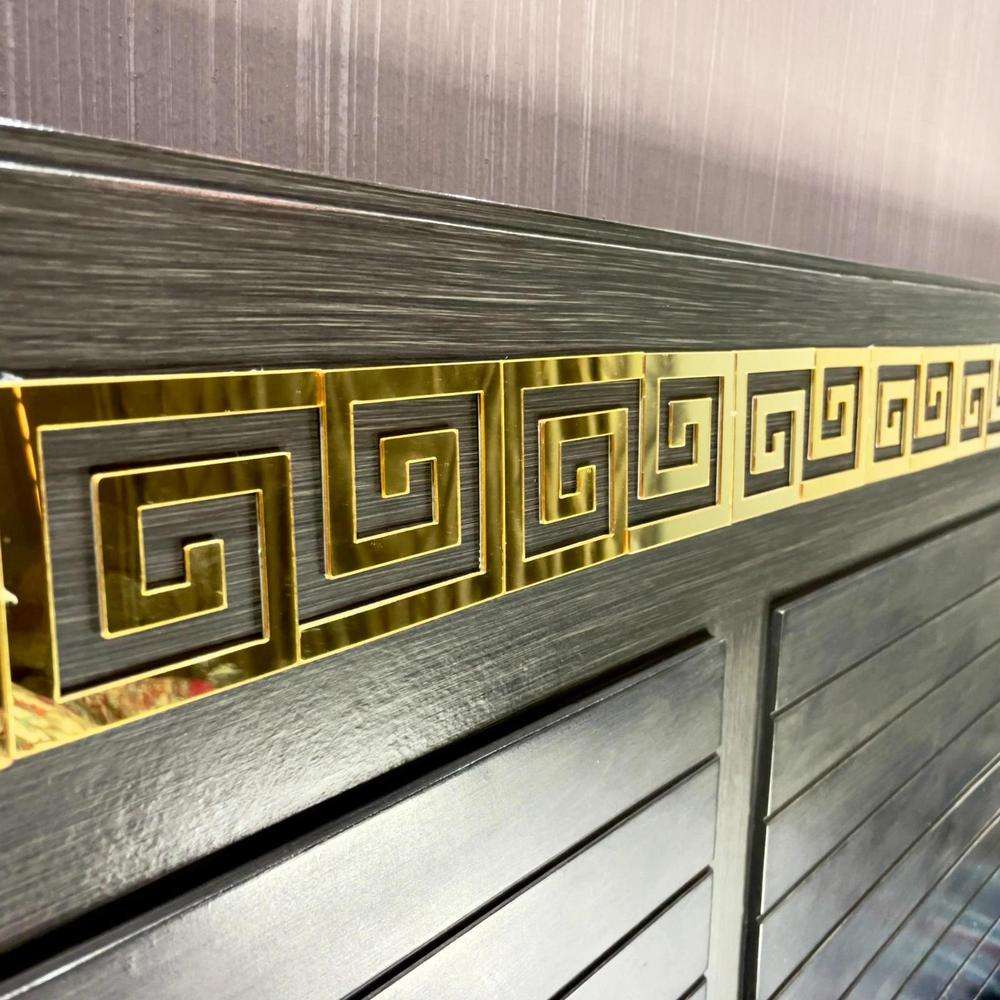 Golden Wall Mirror Set for Home & Office Decor - Antique Metallic Accent Wall Hanging - Nexamart Pakistan (image 3)