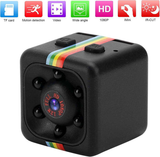 Rechargeable Mini Portable Camera - 3cm Clear Vision Pocket Gadget & Security Cam (Black) - Nexamart Pakistan