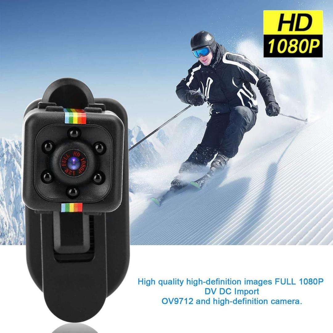 Rechargeable Mini Portable Camera - 3cm Clear Vision Pocket Gadget & Security Cam (Black) - Nexamart Pakistan (image 2)