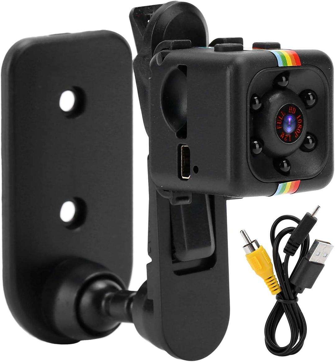 Rechargeable Mini Portable Camera – 3cm Clear Vision Pocket Gadget & Security Cam (Black)