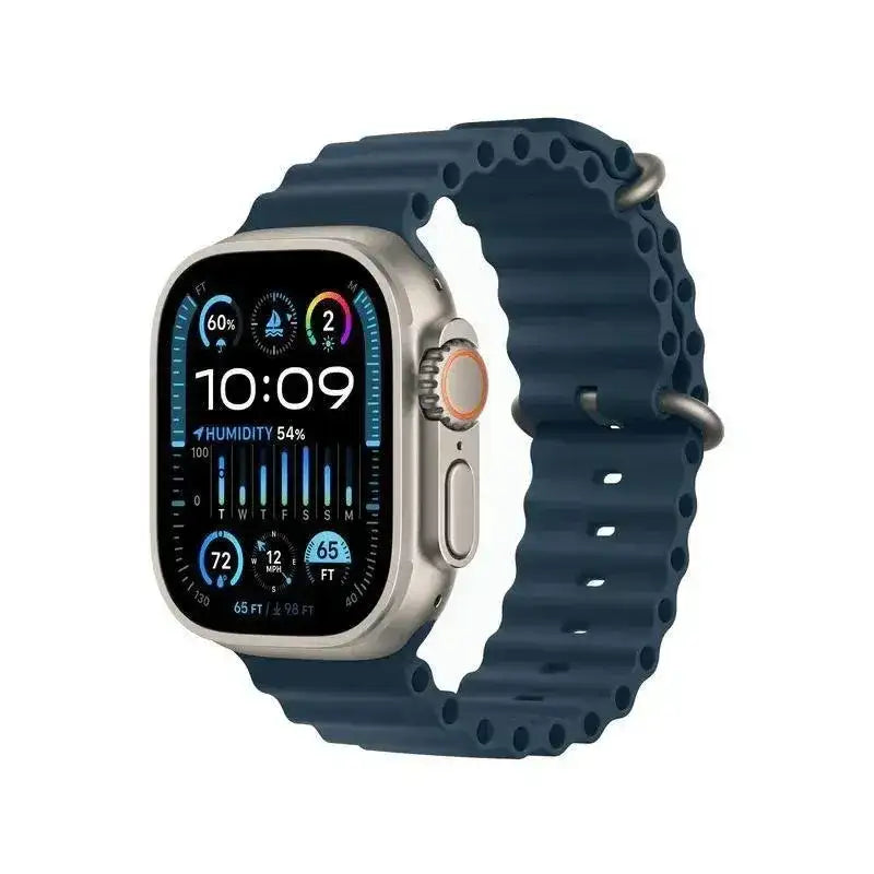 Smart Watch 7-in-1 Combo - HD Touch Screen Smartwatch with 5 Interchangeable Straps (Mustard Set) - Nexamart Pakistan (image 3)