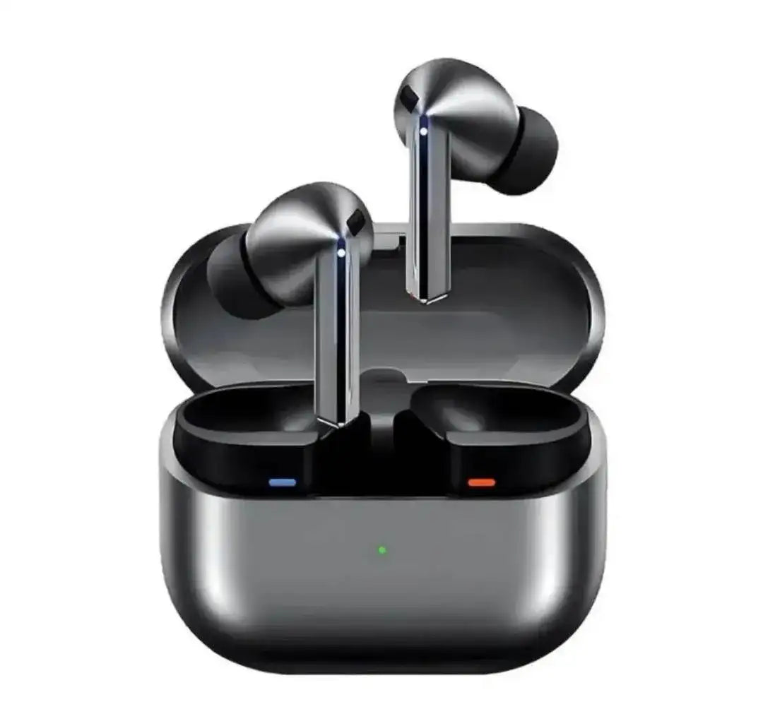 Wireless Bluetooth 5.3 Earbuds with ANC - Fast Charging TWS Earphones with Heavy Bass (Black/White) - Nexamart Pakistan