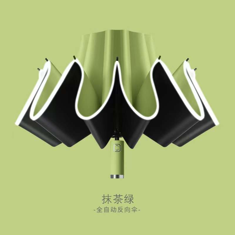 Windproof Heavy-Duty Folding Umbrella for Rain & Sun – UV Protection & Reinforced Frame